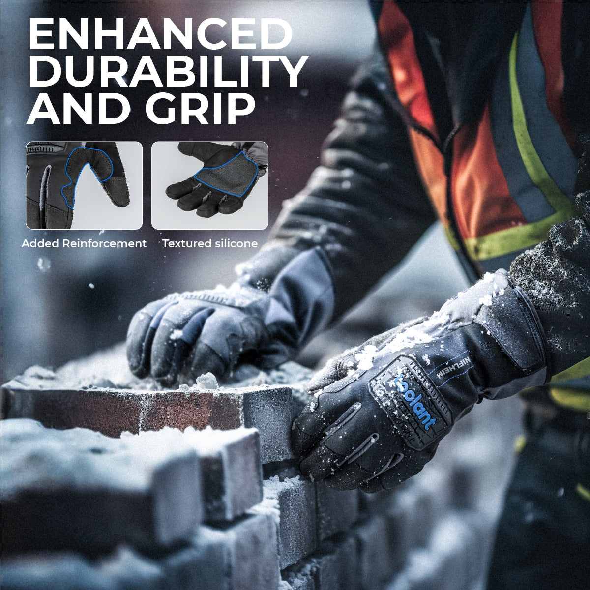 Thor Long Cuff 3M Waterproof Winter Work Gloves